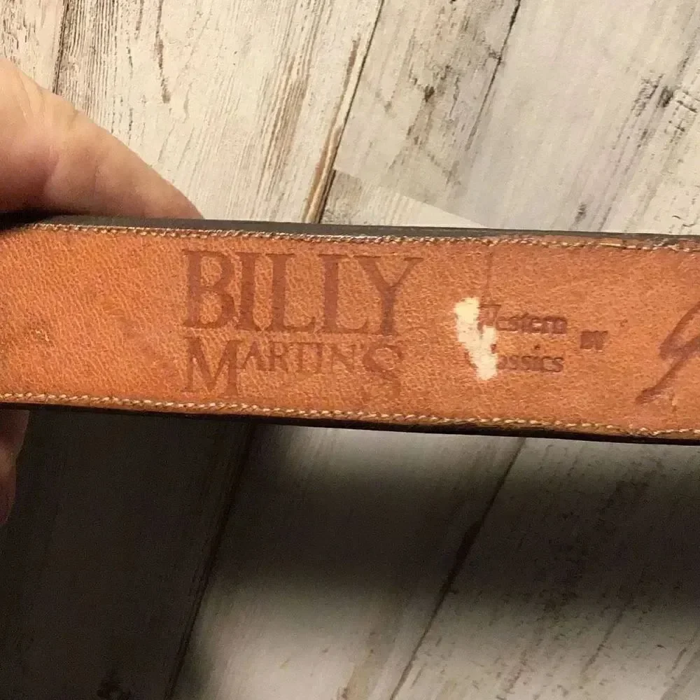 Billy Martin belt alligator